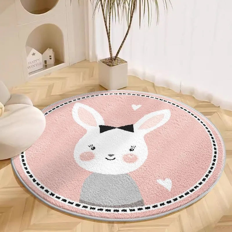 tapis-chambre-enfant-forme-cercle